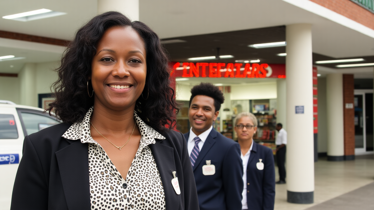 Kenyan entrepreneurs celebrating business success